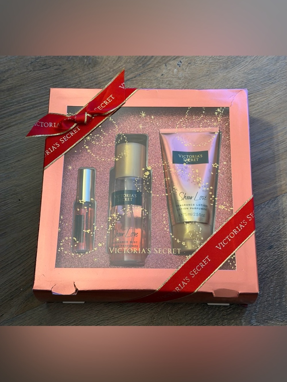 New in box Victoria’s Secret discontinued Sheer Love gift set
